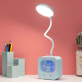 Dokunmatik 24 LED Çalışma Okuma Masa Lambası Mavi